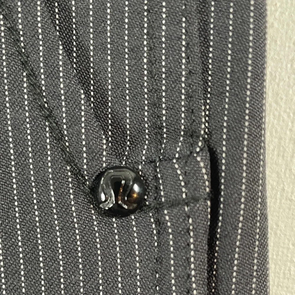 Lululemon Pinstripe Classic Fit Trousers Wet Dry Warm Men's Pants 36